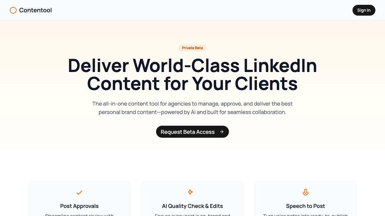 Contentool - AI Content for Agencies