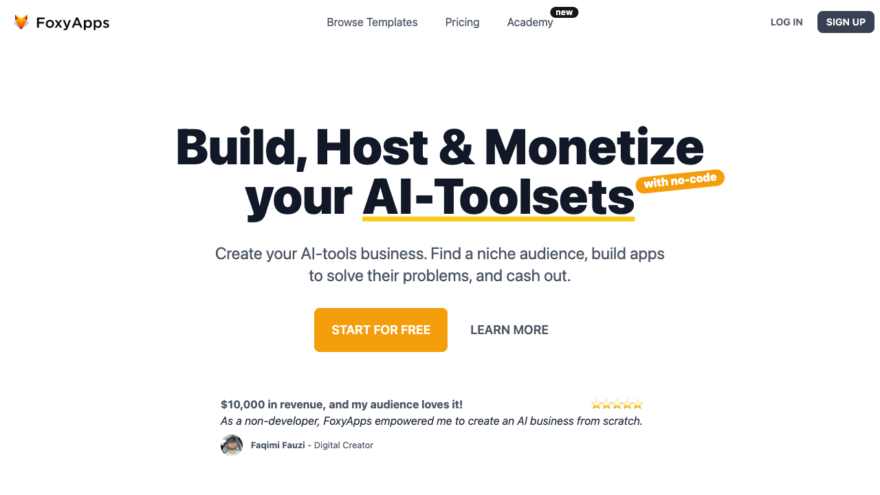 FoxyApps - AI Website Widgets