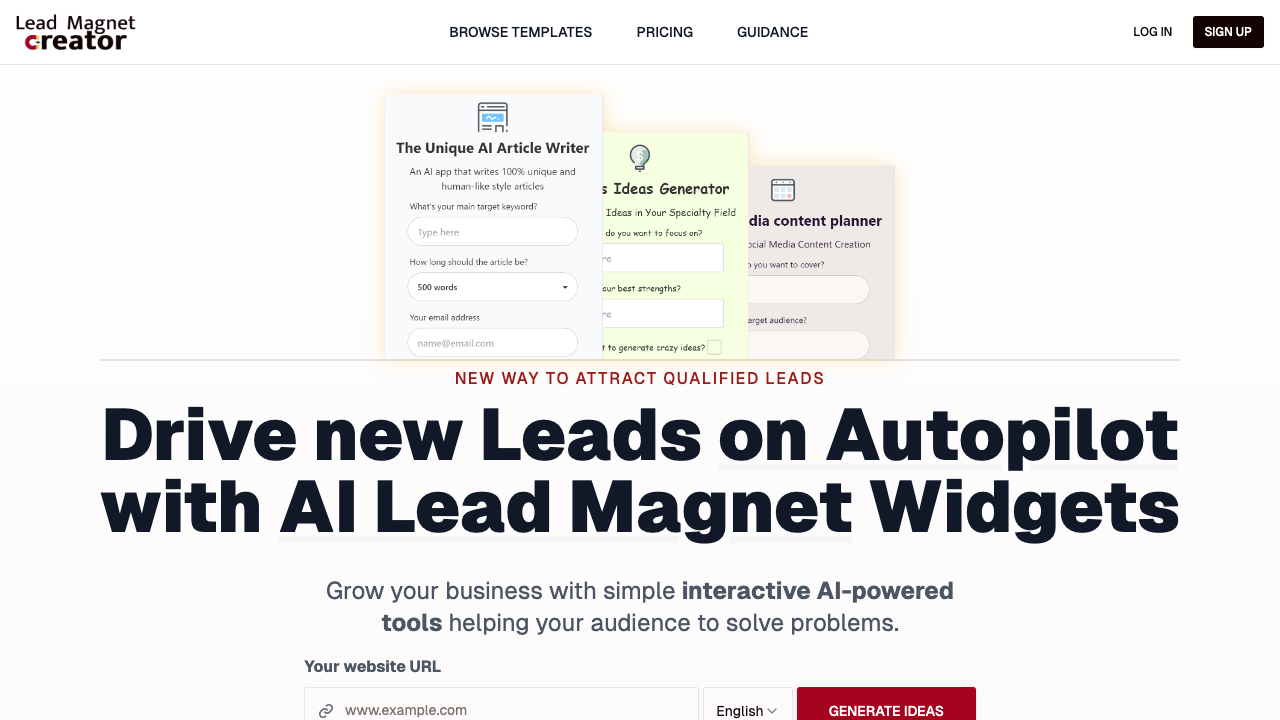 Lead Magnet Creator - AI Content